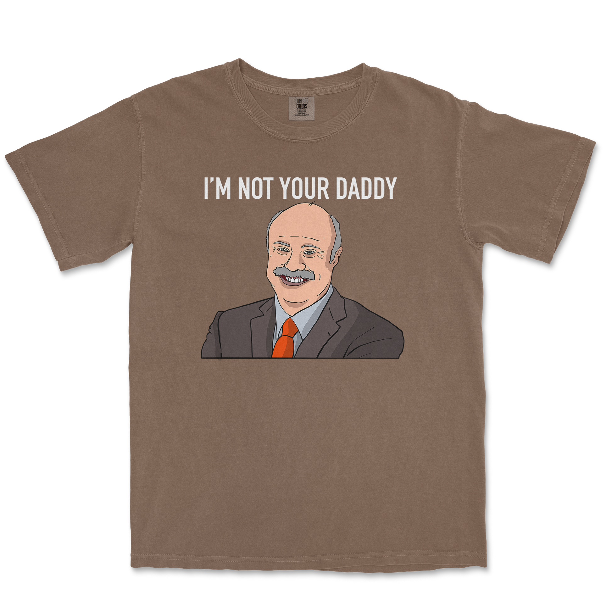 Comfort Colors T-Shirt Daddy Phil in Espresso