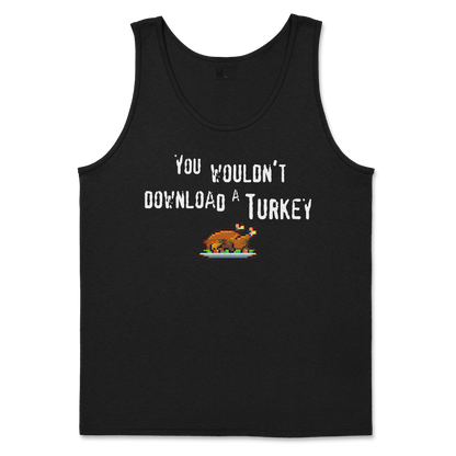 Gildan SoftStyle Tank Top Downloadable Turkey  in Black