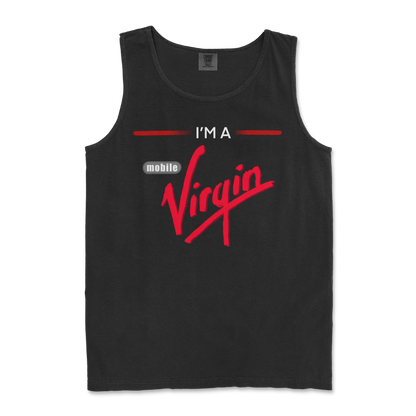 Comfort Colors Tank Top Mobile Virgin in Black