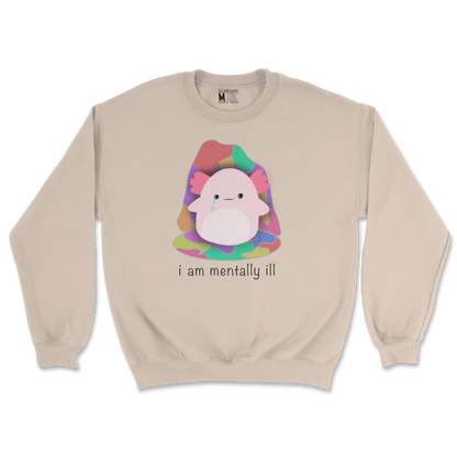 Gildan SoftStyle Crew Neck Mentally Ill and Squishy in Sand