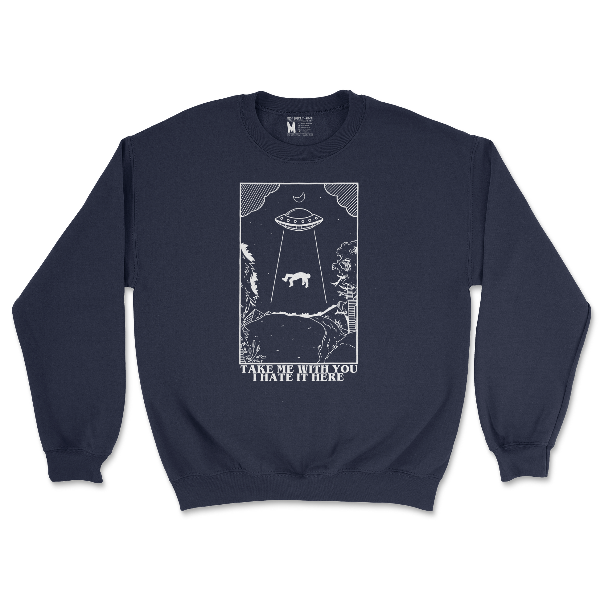 Gildan SoftStyle Crew Neck in Navy