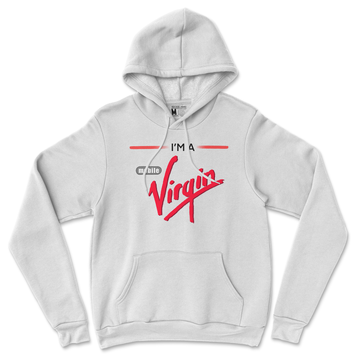 Gildan SoftStyle Hoodie Mobile Virgin in White