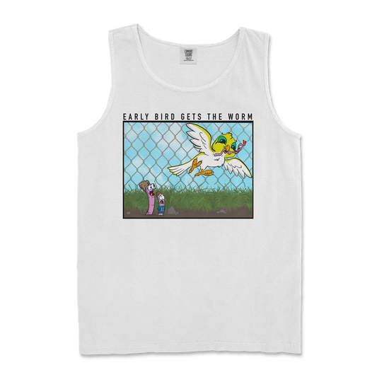 Comfort Colors Tank Top Early Bird in White