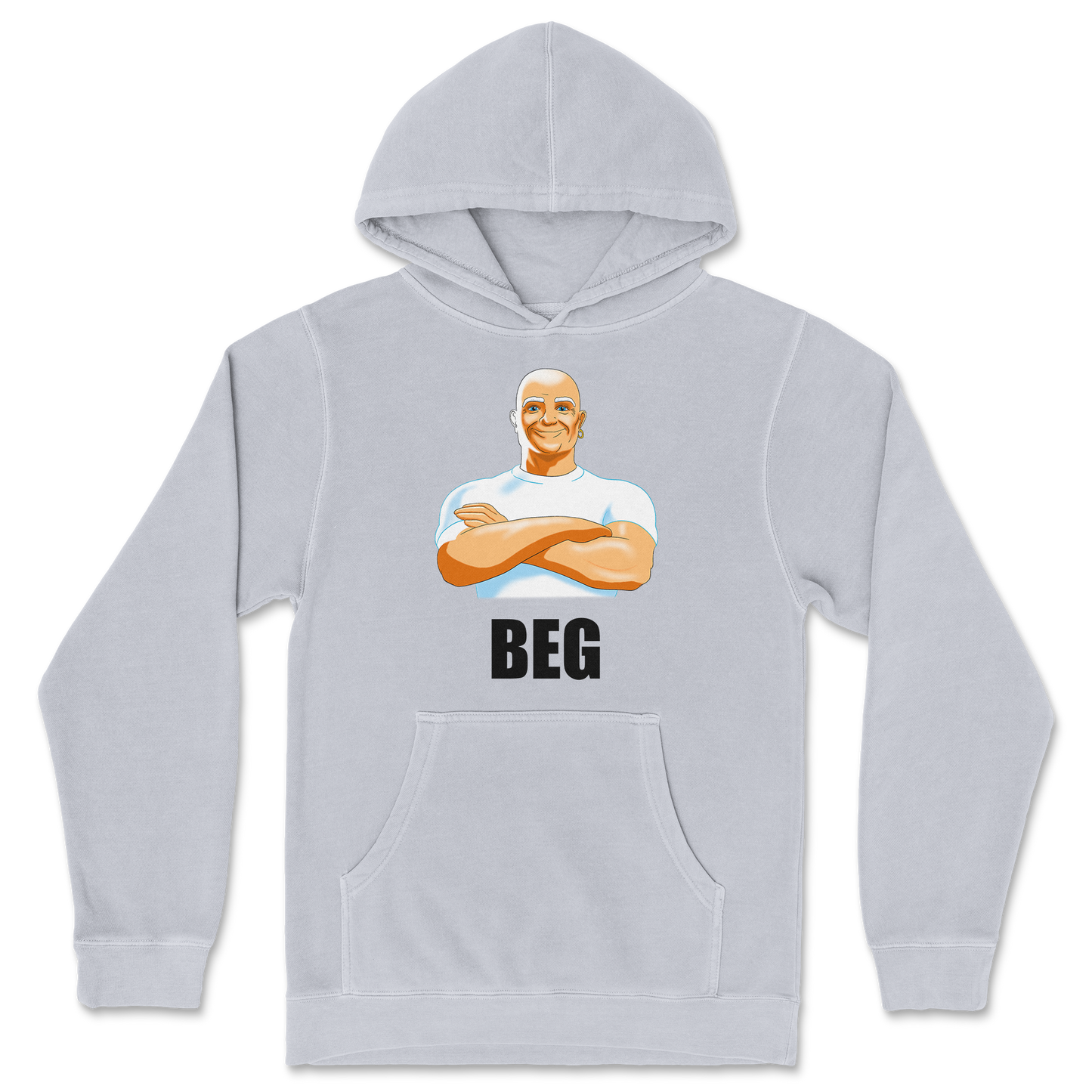 Independent Clothing Co. Hoodie Beg in GreyHeather