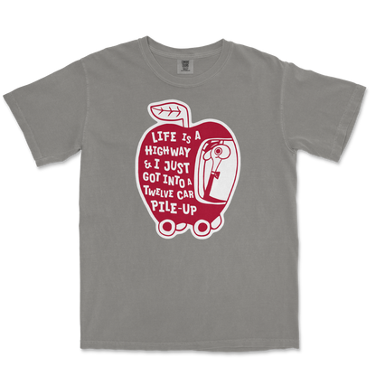 Comfort Colors T-Shirt Life Is A Highway  in Grey