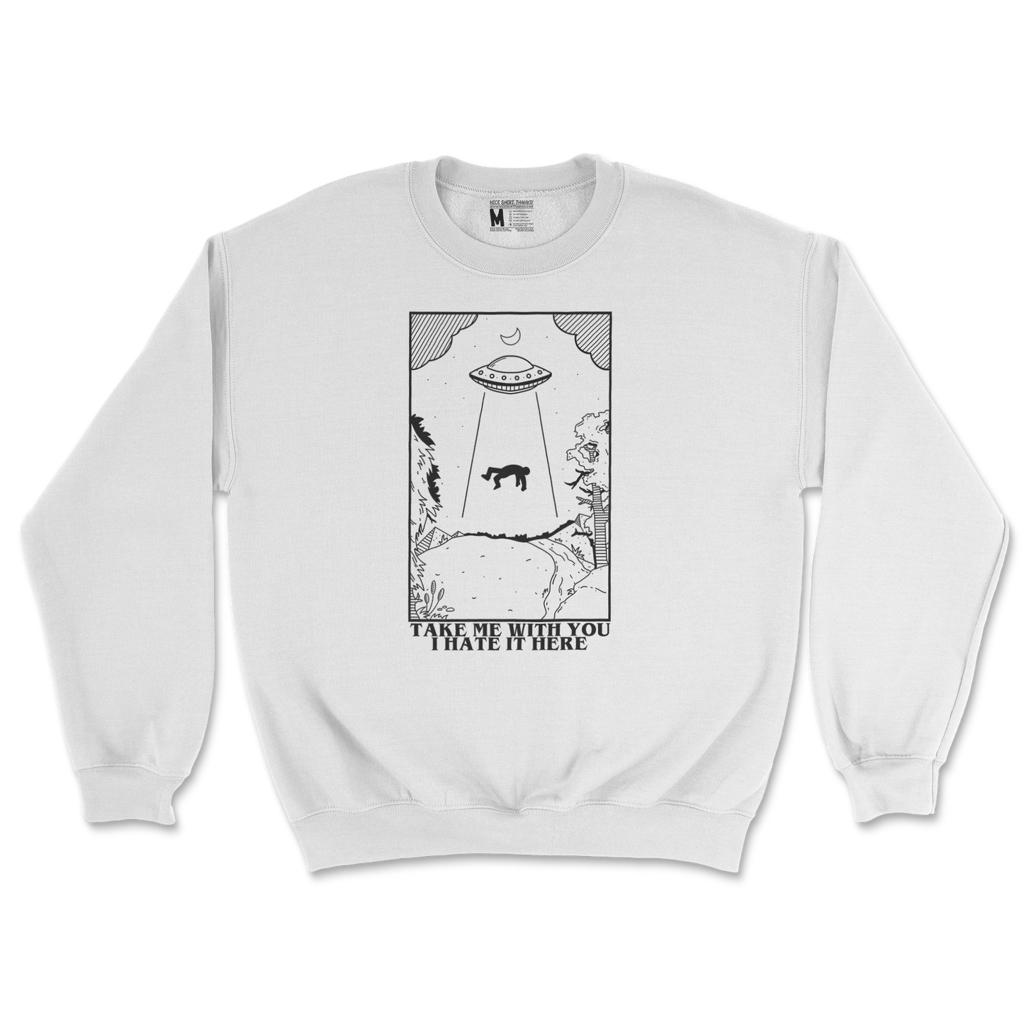 Gildan SoftStyle Crew Neck in White