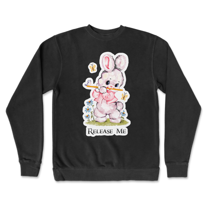 Independent Clothing Co. Crew Neck Cute Bunny in Black