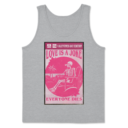 The Nice Shirt Tank Top Love Is A Joke in Sport-Grey