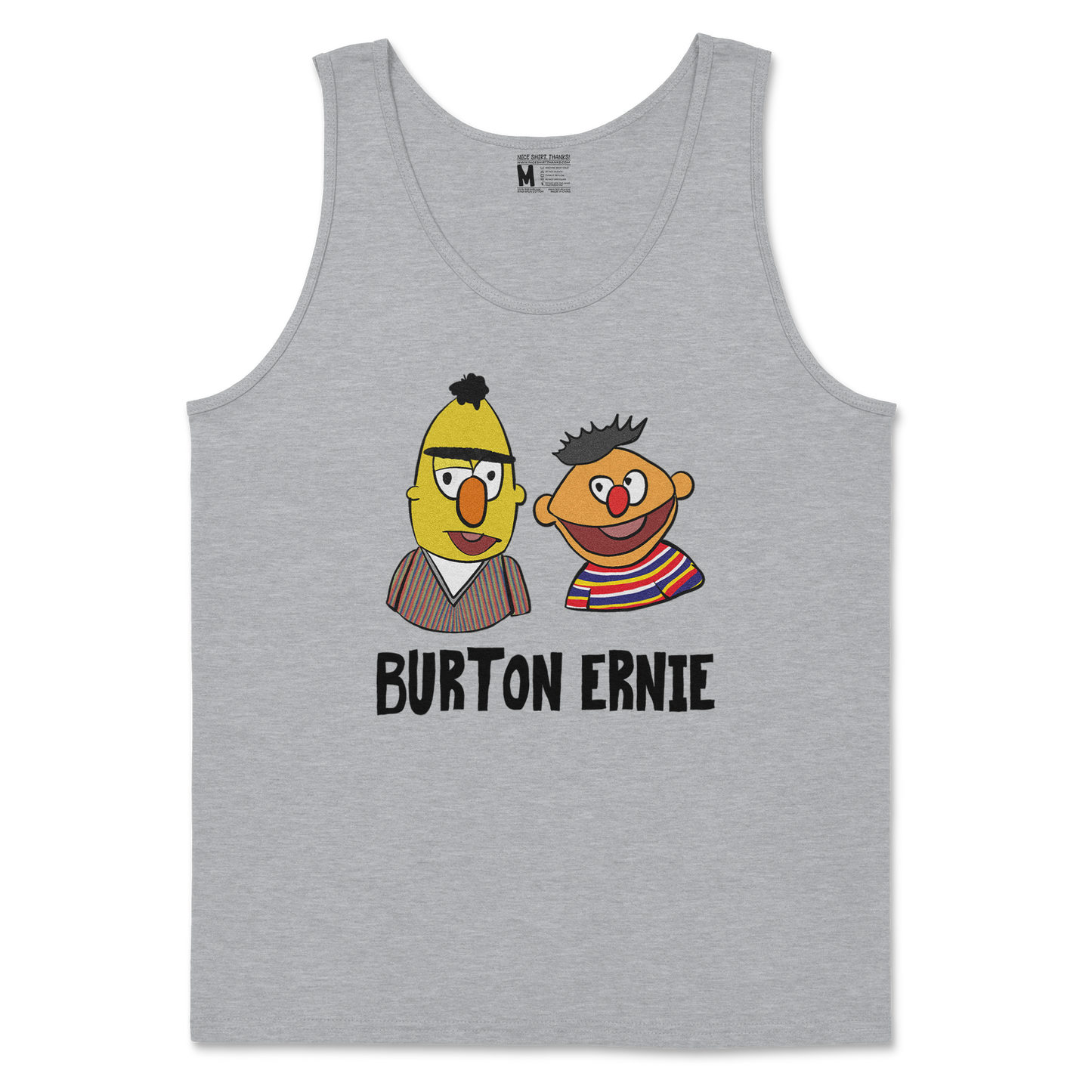 Gildan SoftStyle Tank Top Burton Ernie in Sports Grey