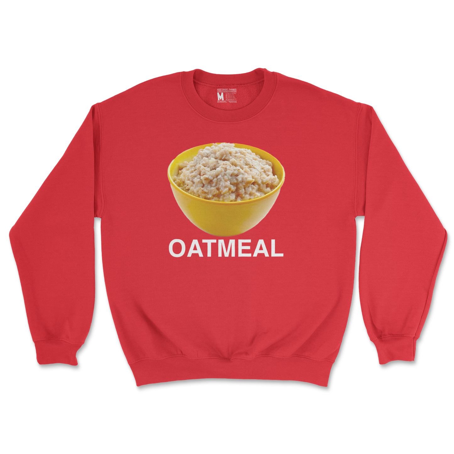 Gildan SoftStyle Crew Neck Oatmeal in Red