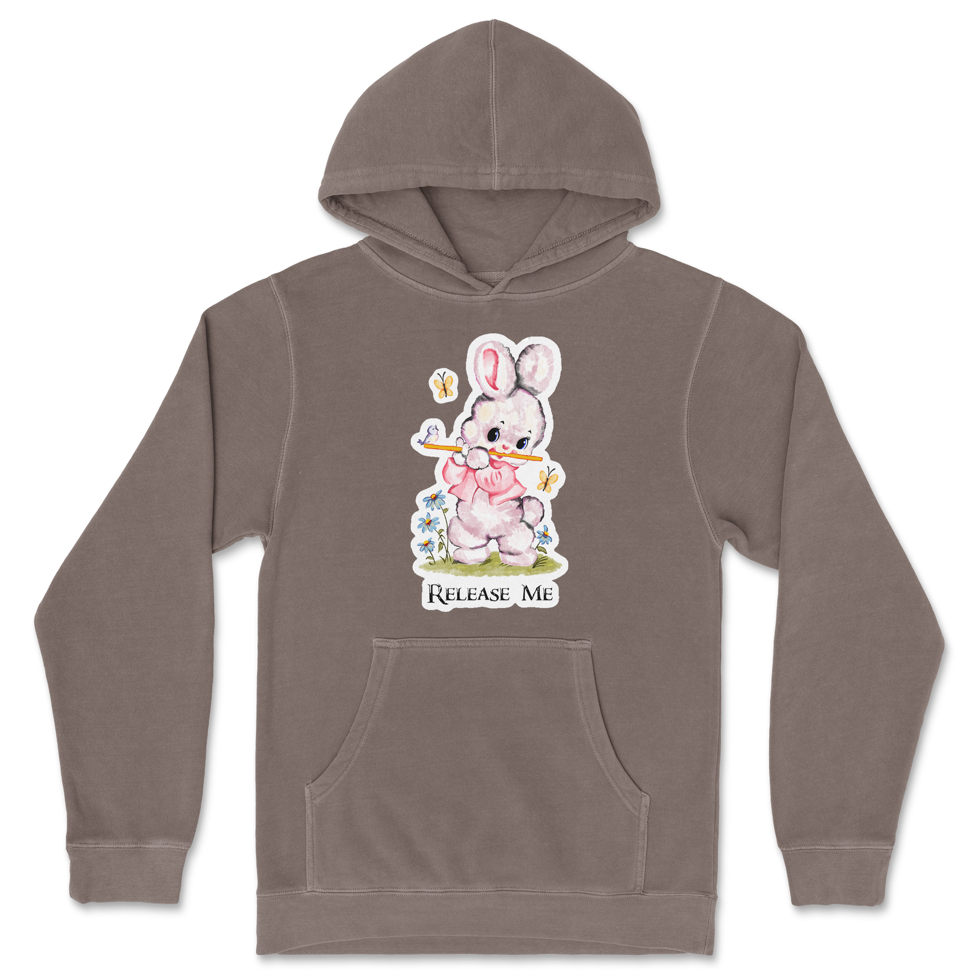 Independent Clothing Co. Hoodie Cute Bunny in Clay