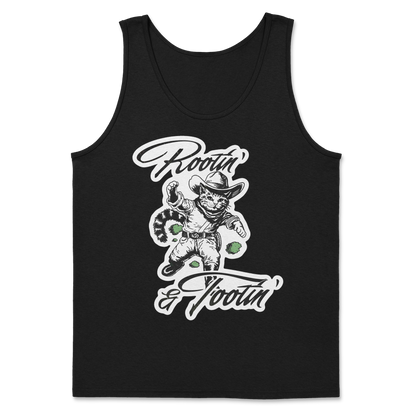 The Nice Shirt Tank Top Rootin Tootin  in Black