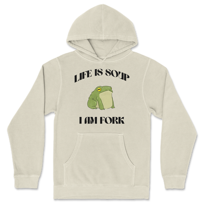 Independent Clothing Co. Hoodie Life is Soup in Ivory