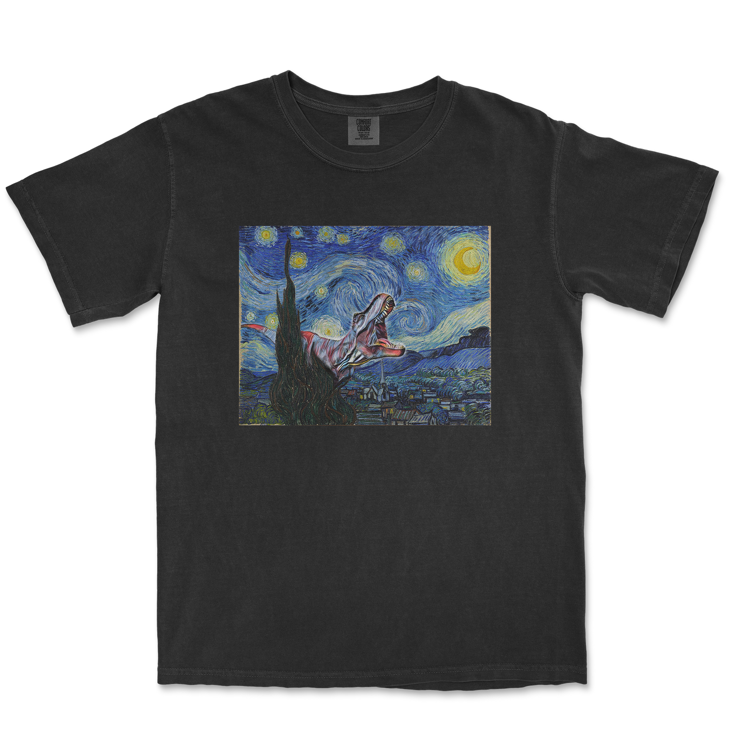 Comfort Colors T-Shirt Van Gogh but Cooler in Black