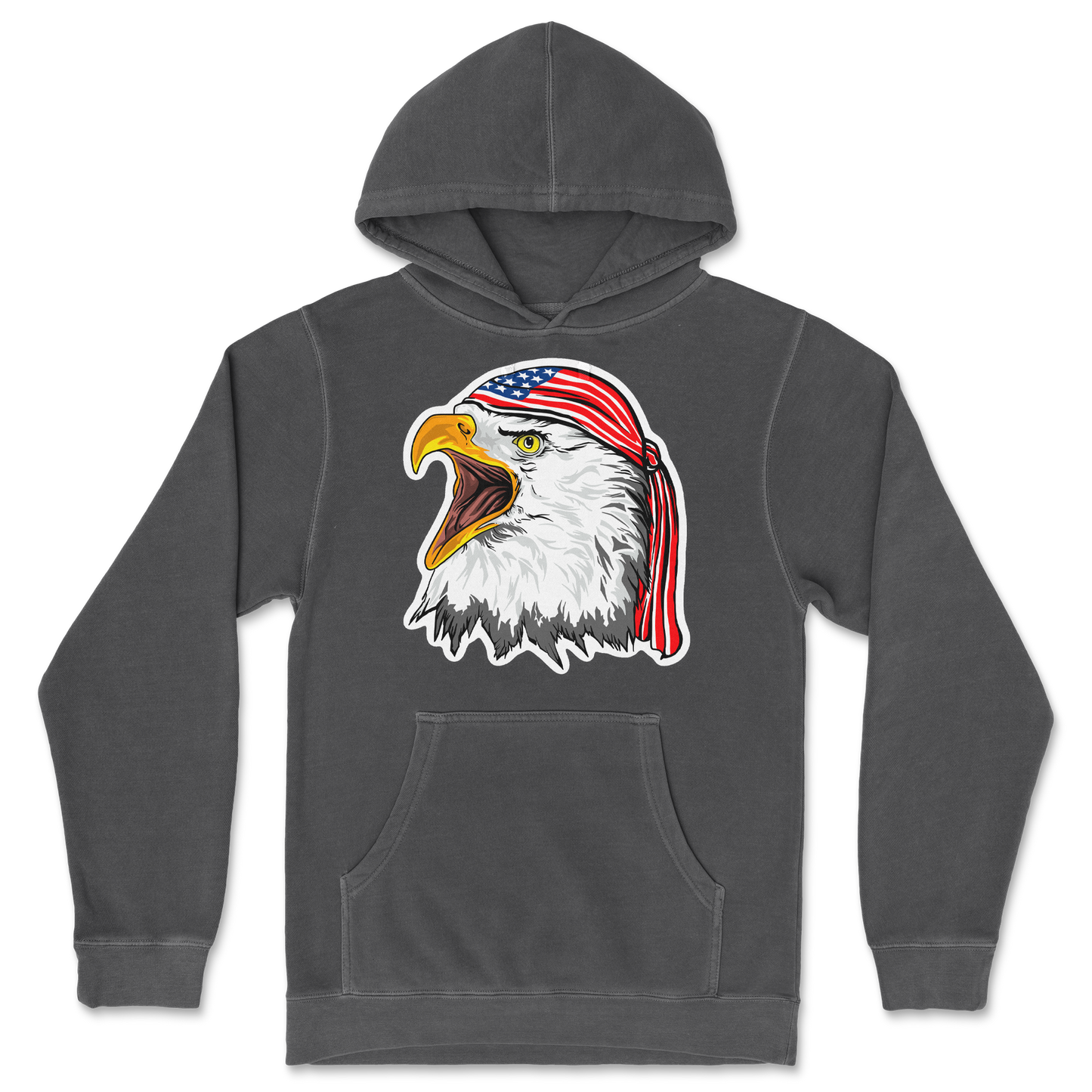 Independent Clothing Co. Hoodie Freedom Eagle in Black