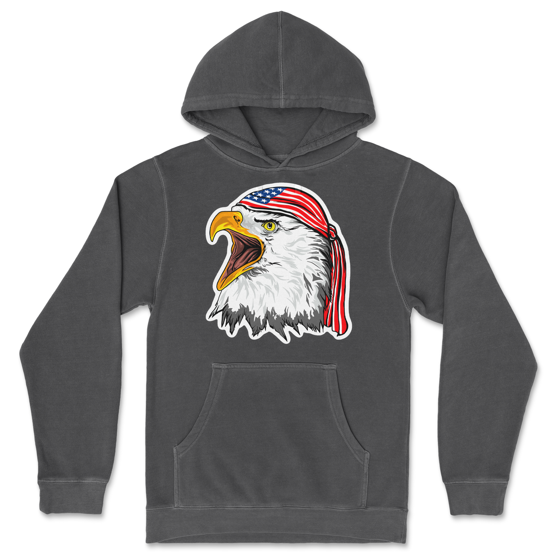 Independent Clothing Co. Hoodie Freedom Eagle in Black
