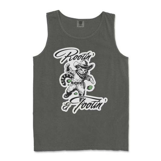 Comfort Colors Tank Top Rootin Tootin  in Pepper