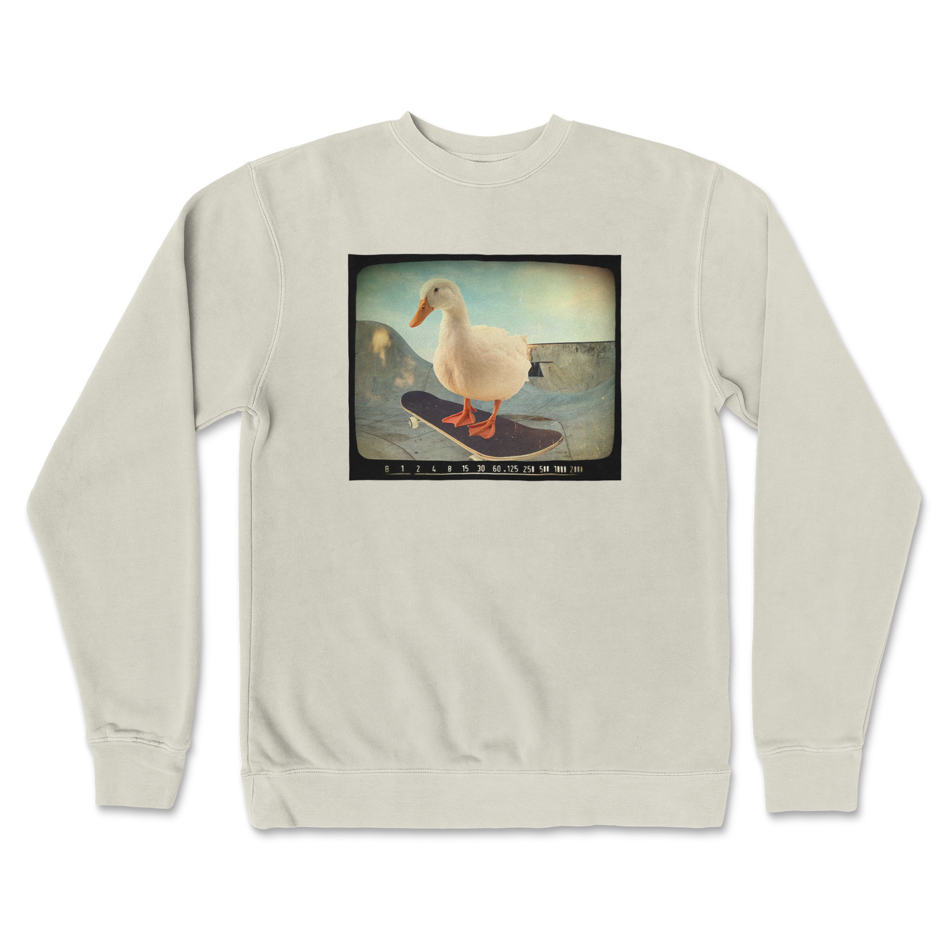 Independent Clothing Co. Crew Neck Do A Flip in Bone