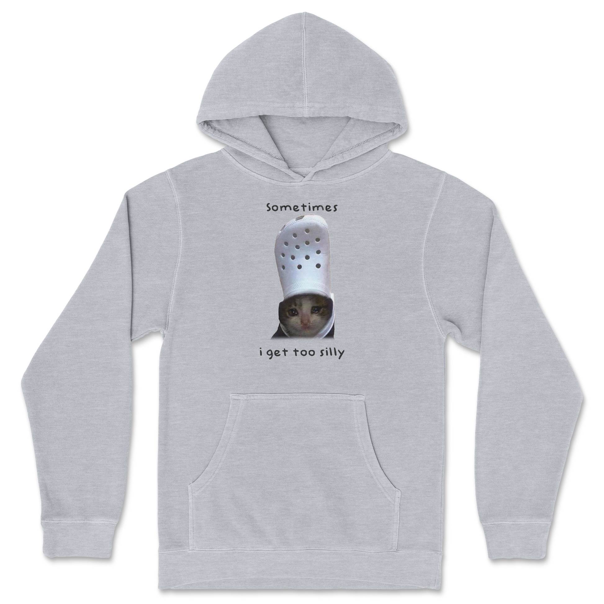 Independent Clothing Co. Hoodie Got Too Silly  in Grey-Heather