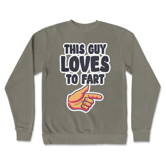 Independent Clothing Co. Crew Neck Who Farted  in Army