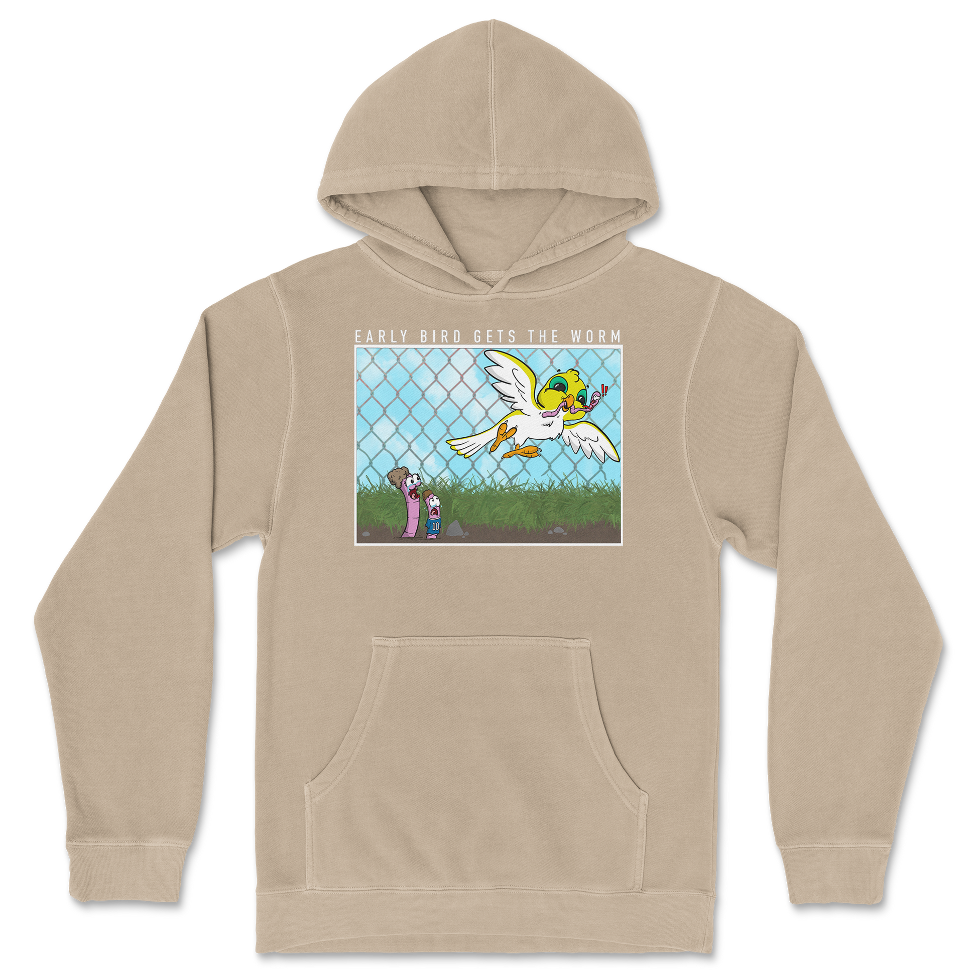 Independent Clothing Co. Hoodie Early Bird in Sandstone