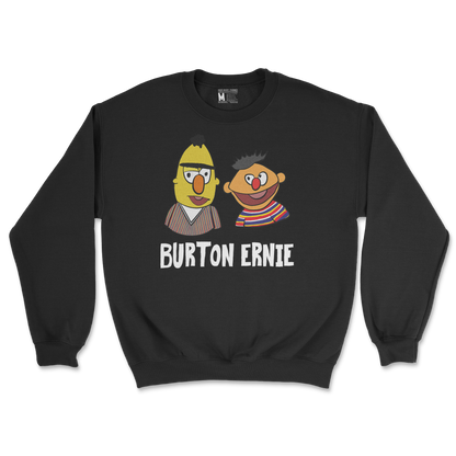 Gildan SoftStyle Crew Neck Burton Ernie in Black