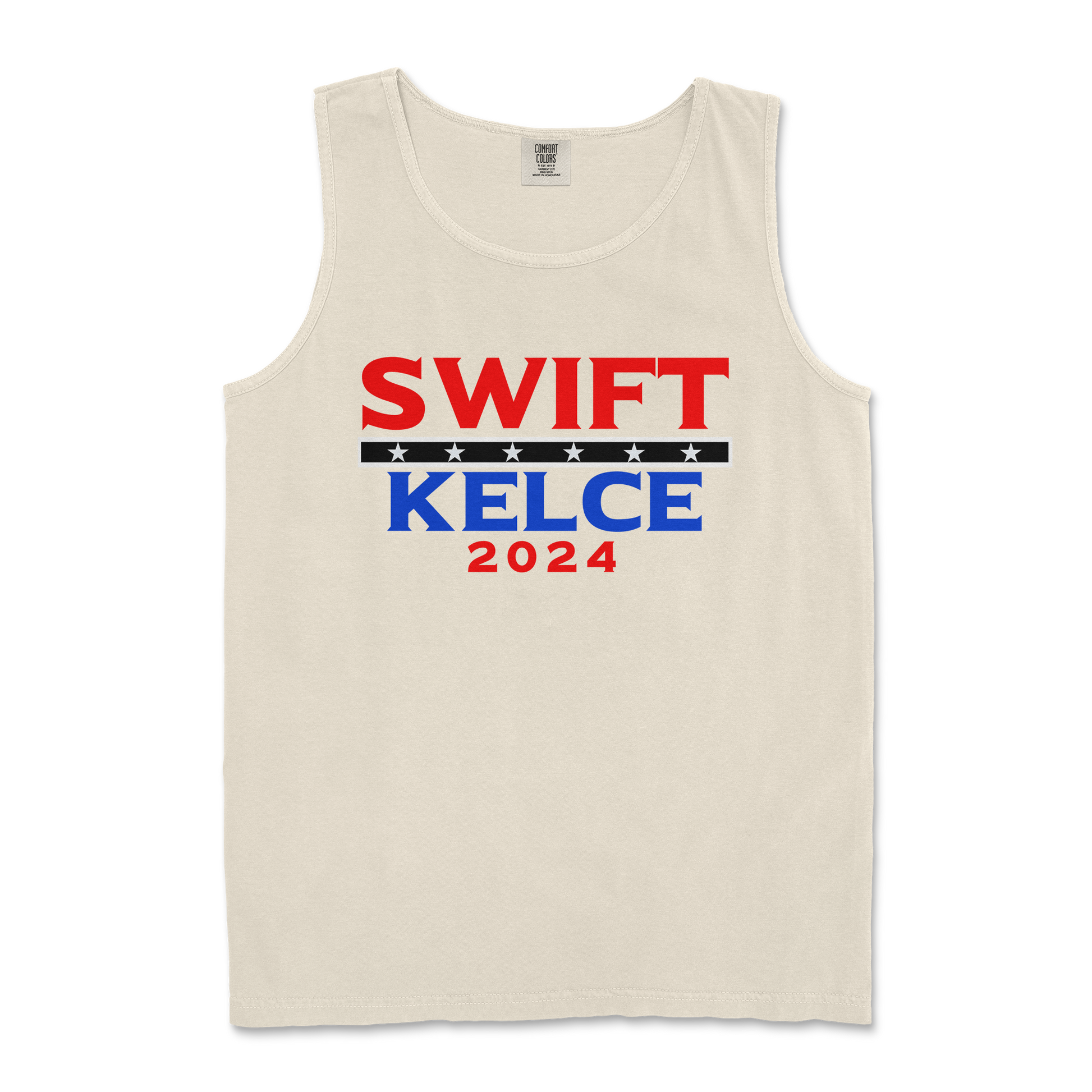 Comfort Colors Tank Top Swift Kelce 2024 in Ivory