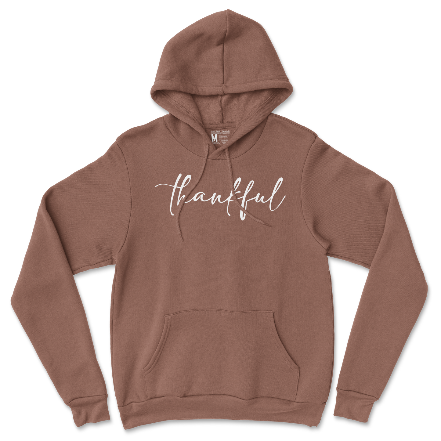 Gildan SoftStyle Hoodie Thankful  in Cocoa