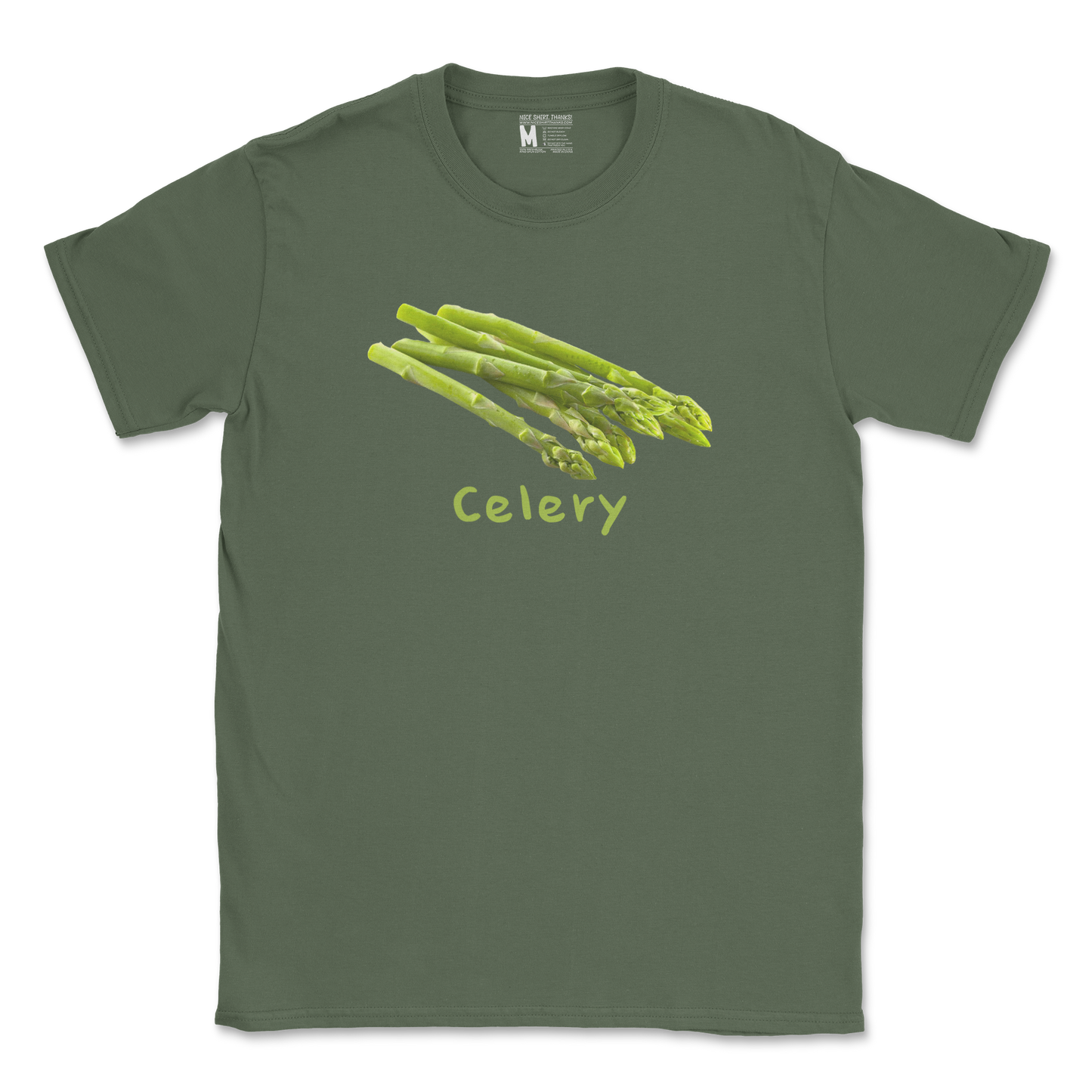 Gildan SoftStyle T-Shirt Celery in Military Green