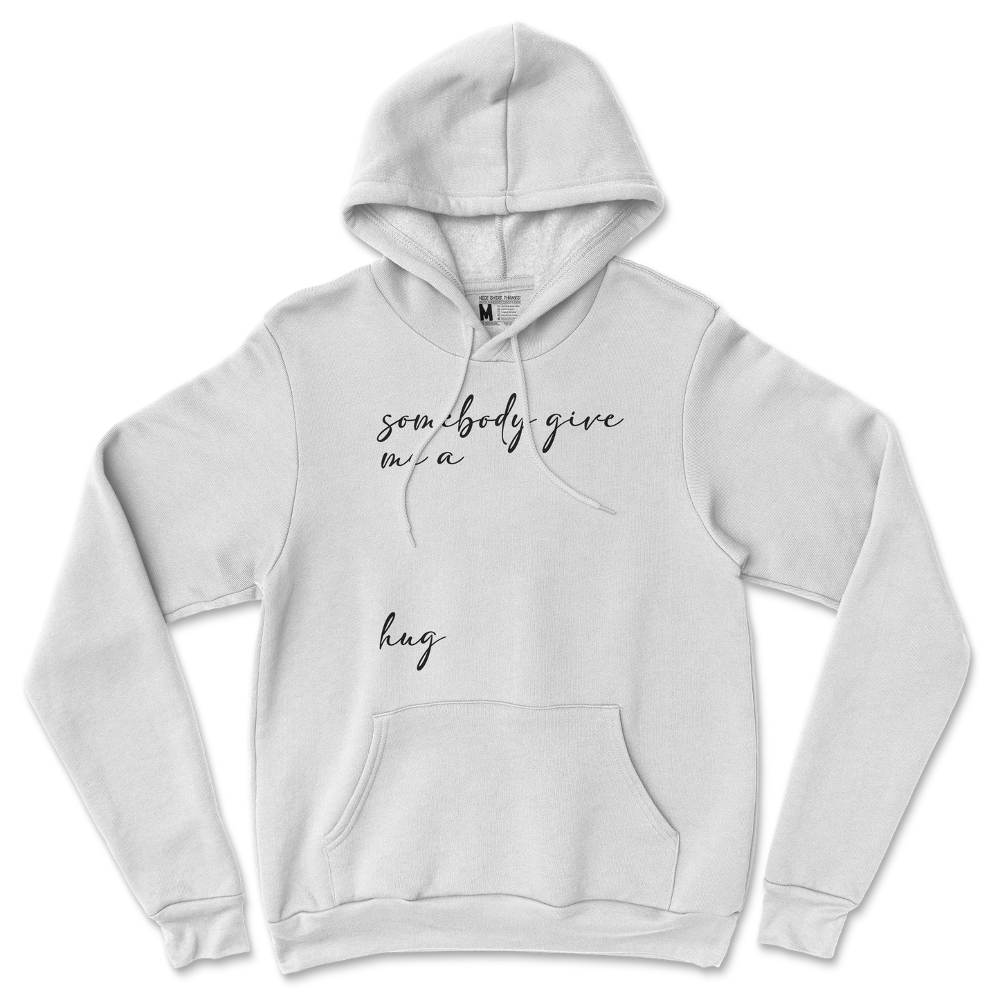 Gildan SoftStyle Hoodie Hug Me in White