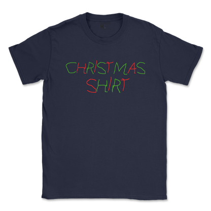 Gildan SoftStyle T-Shirt Christmas Shirt in Navy