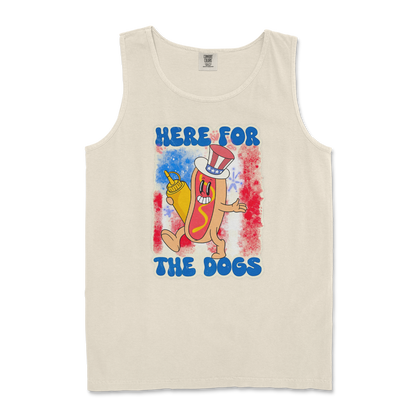 Comfort Colors Tank Top Hot Dog in Ivory
