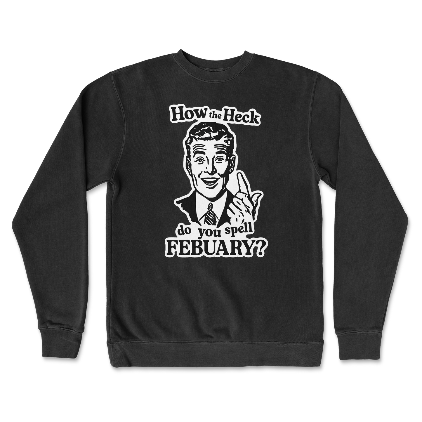 Independent Clothing Co. Crew Neck February in Black