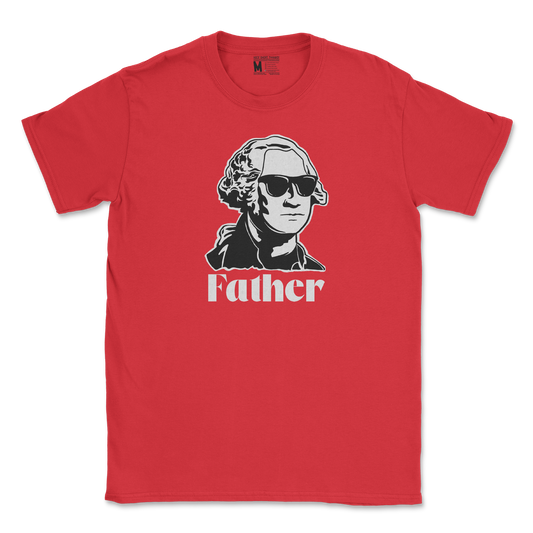 Gildan SoftStyle T-Shirt Father  in Red