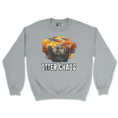 Gildan SoftStyle Crew Neck Otter Chaos in Sports Grey