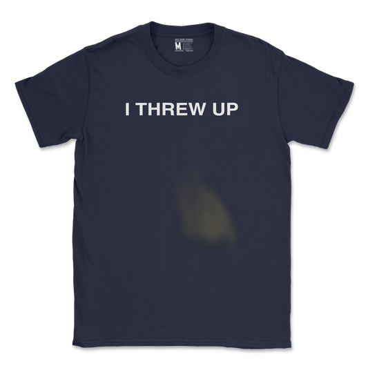 Gildan SoftStyle T-Shirt Mom I Threw Up in Navy