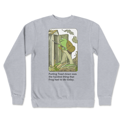 Independent Clothing Co. Crew Neck Frog and Toad  in Grey-Heather