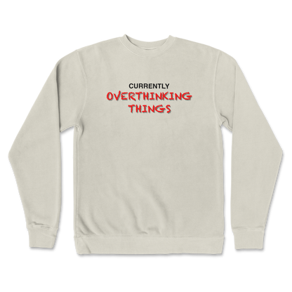 Independent Clothing Co. Crew Neck For Our Lil Overthinker in Bone