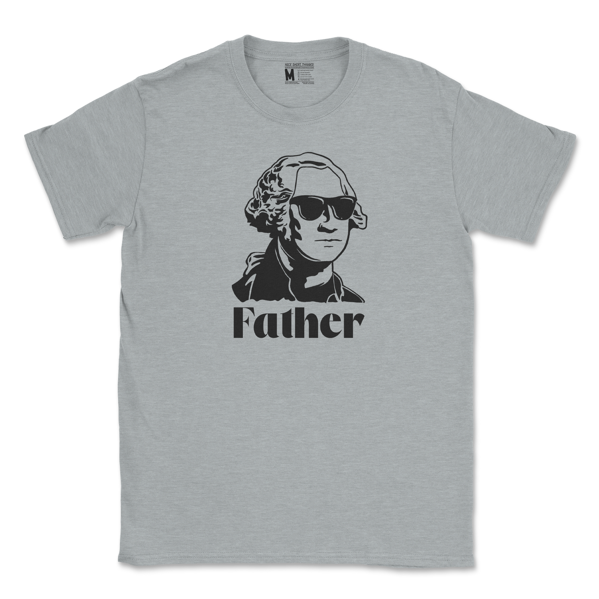 Gildan SoftStyle T-Shirt Father  in Sport-Grey