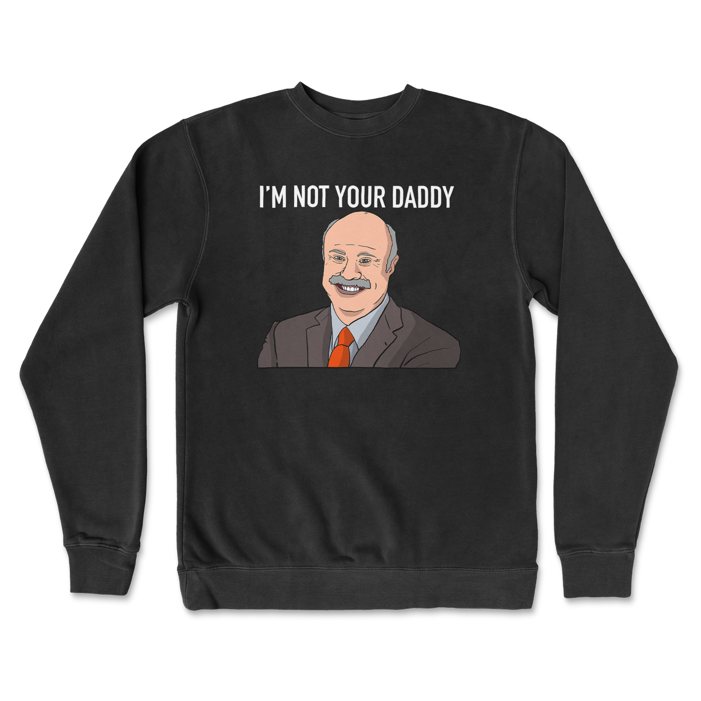 Independent Clothing Co. Crew Neck Daddy Phil in Black