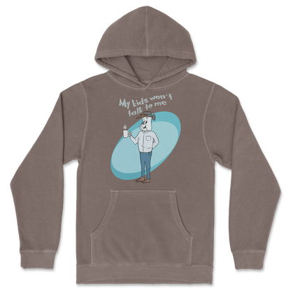 Independent Clothing Co. Hoodie My Kids Wont Talk To Me in Clay