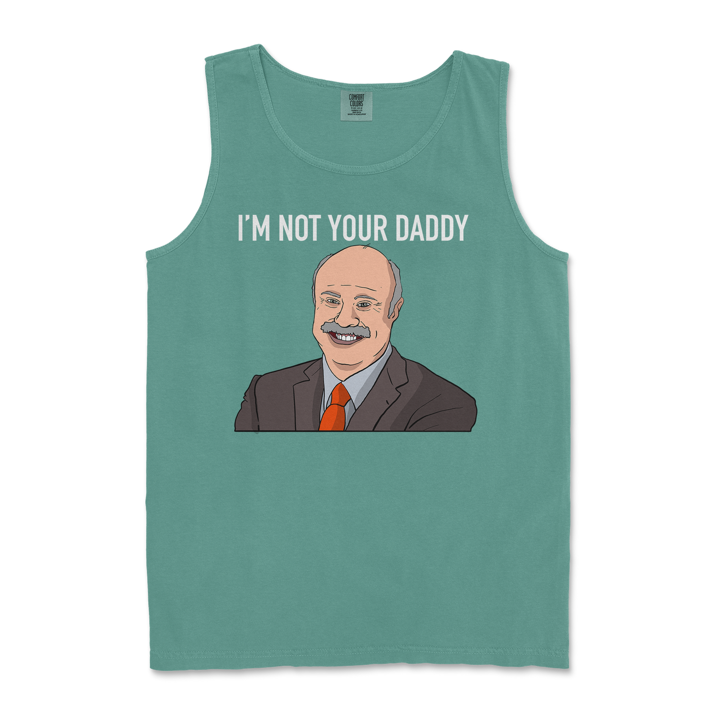 Comfort Colors Tank Top Daddy Phil in LightGreen