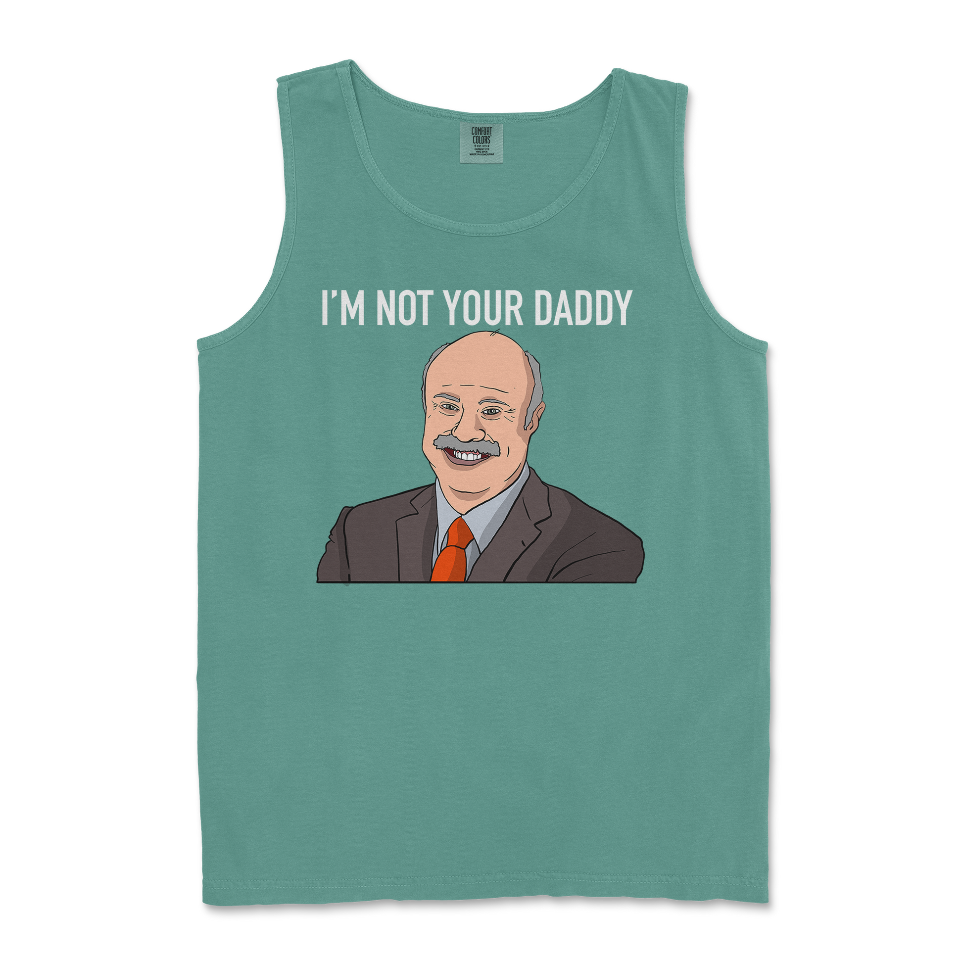 Comfort Colors Tank Top Daddy Phil in LightGreen