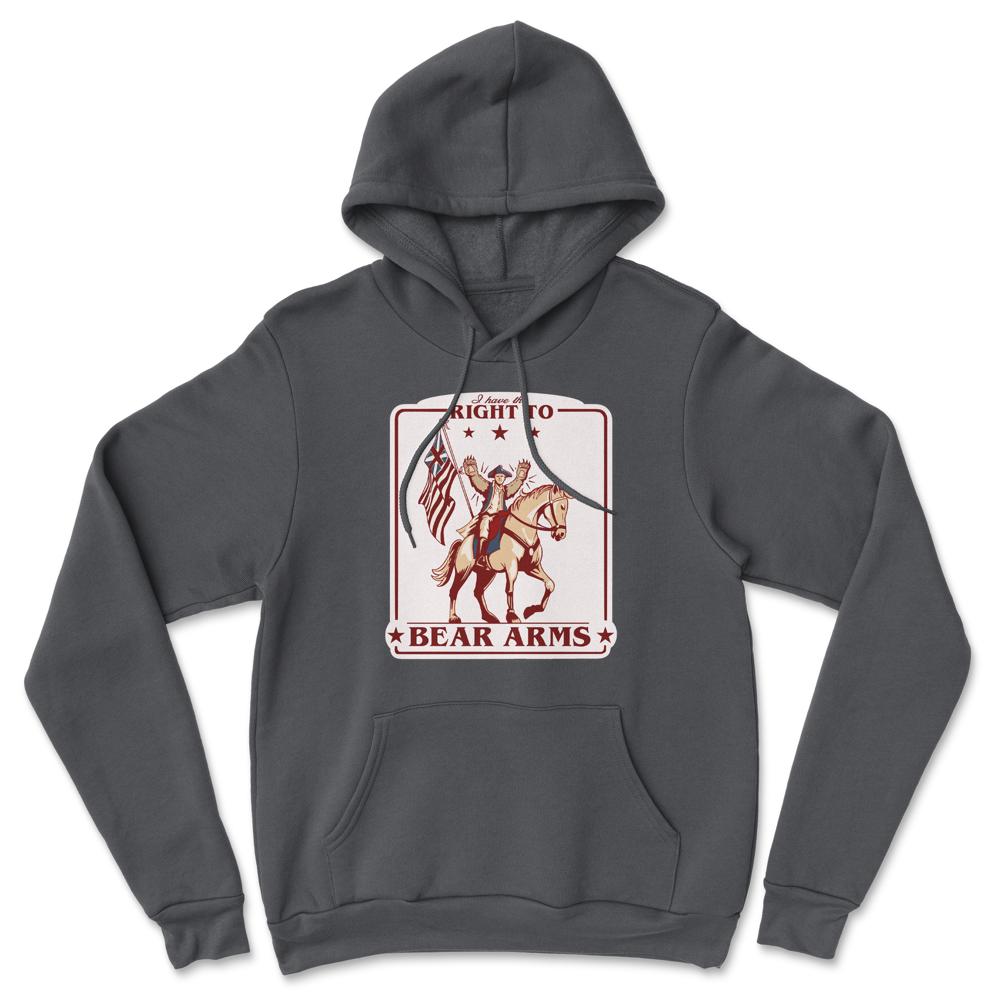 Heavy Blend Hoodie Right to Bear Arms in Black