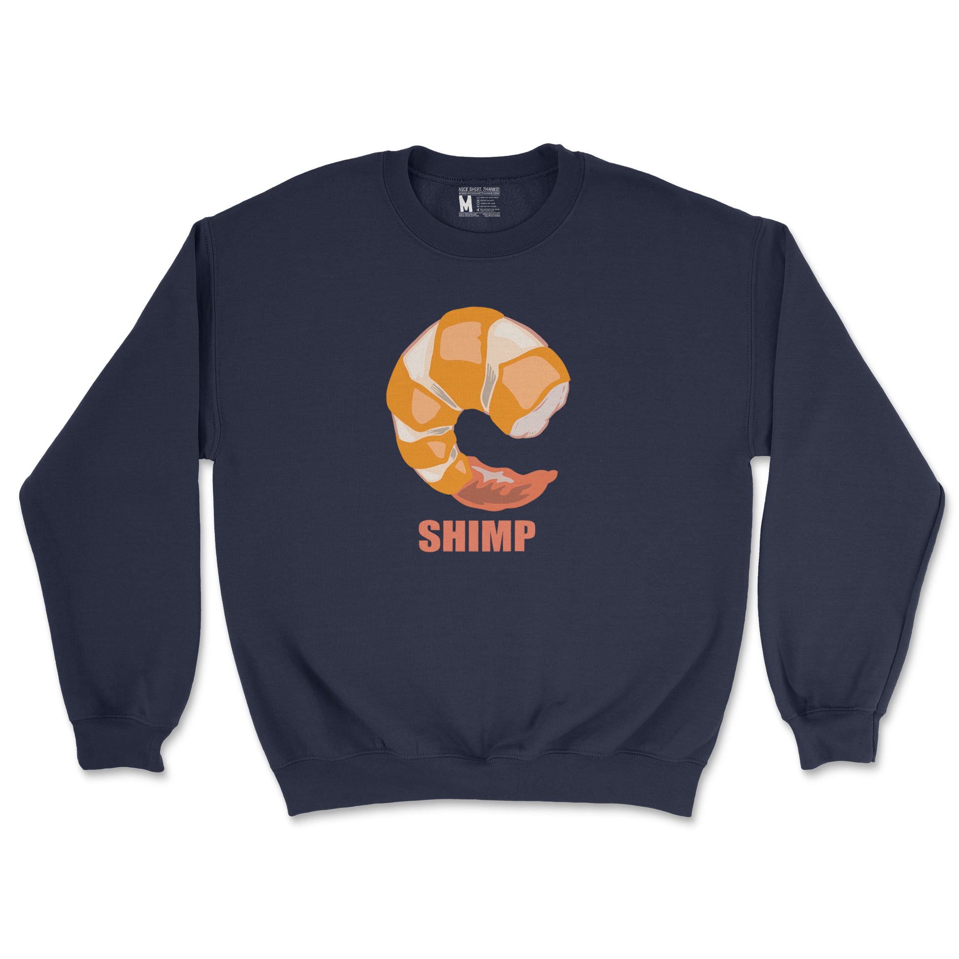 Gildan SoftStyle Crew Neck Shimp in Navy