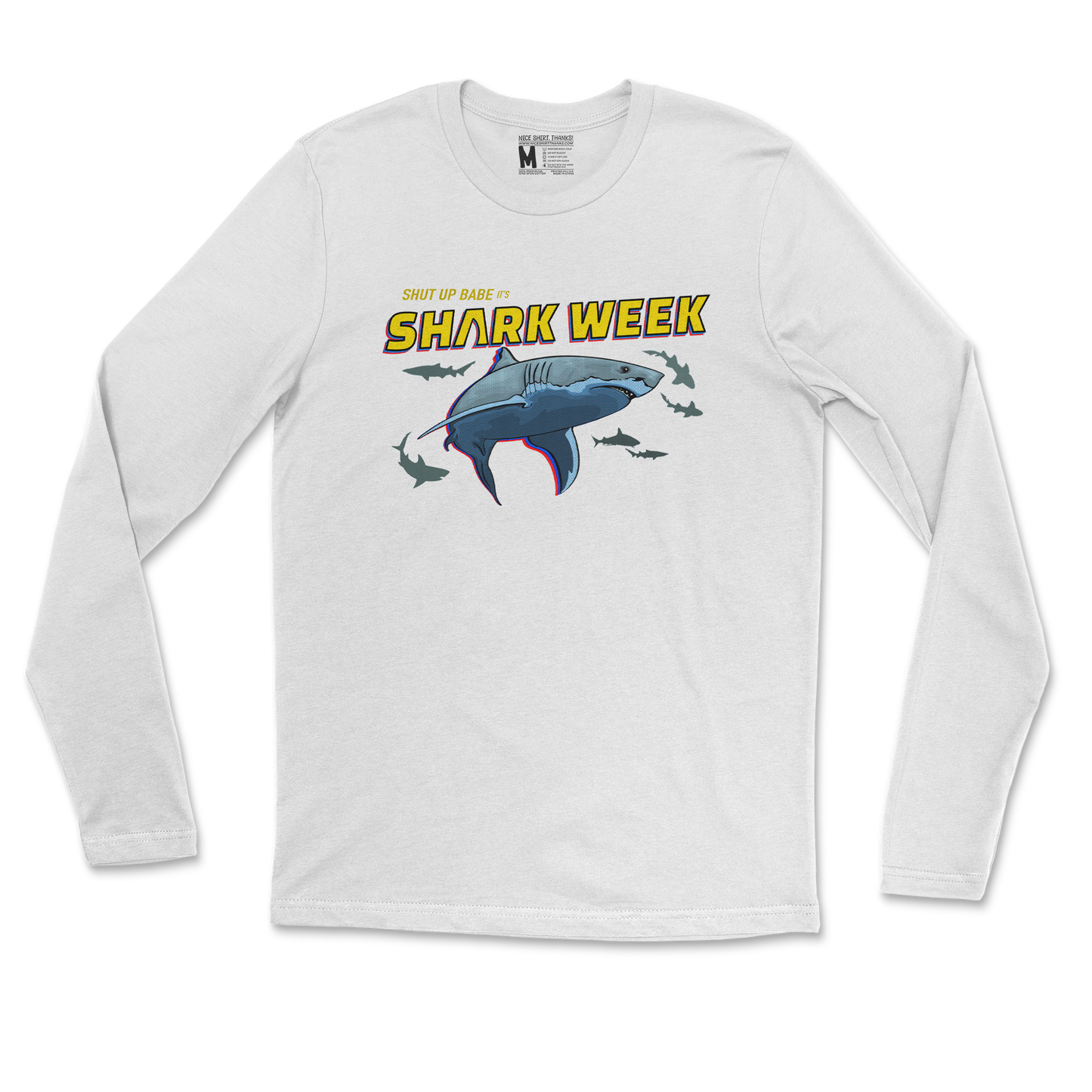 Gildan SoftStyle Long Sleeve in White