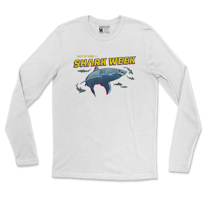 Gildan SoftStyle Long Sleeve in White