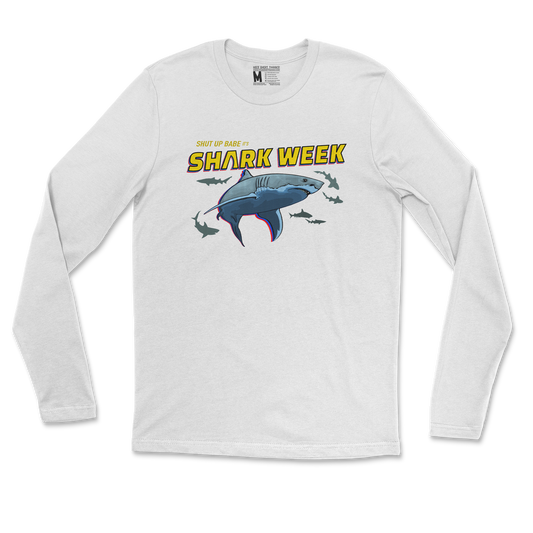 Gildan SoftStyle Long Sleeve in White