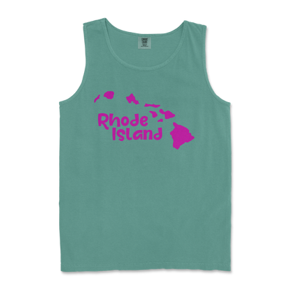 Comfort Colors Tank Top Rhode Island in LightGreen