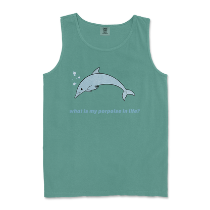 Comfort Colors Tank Top Porpoise in LightGreen